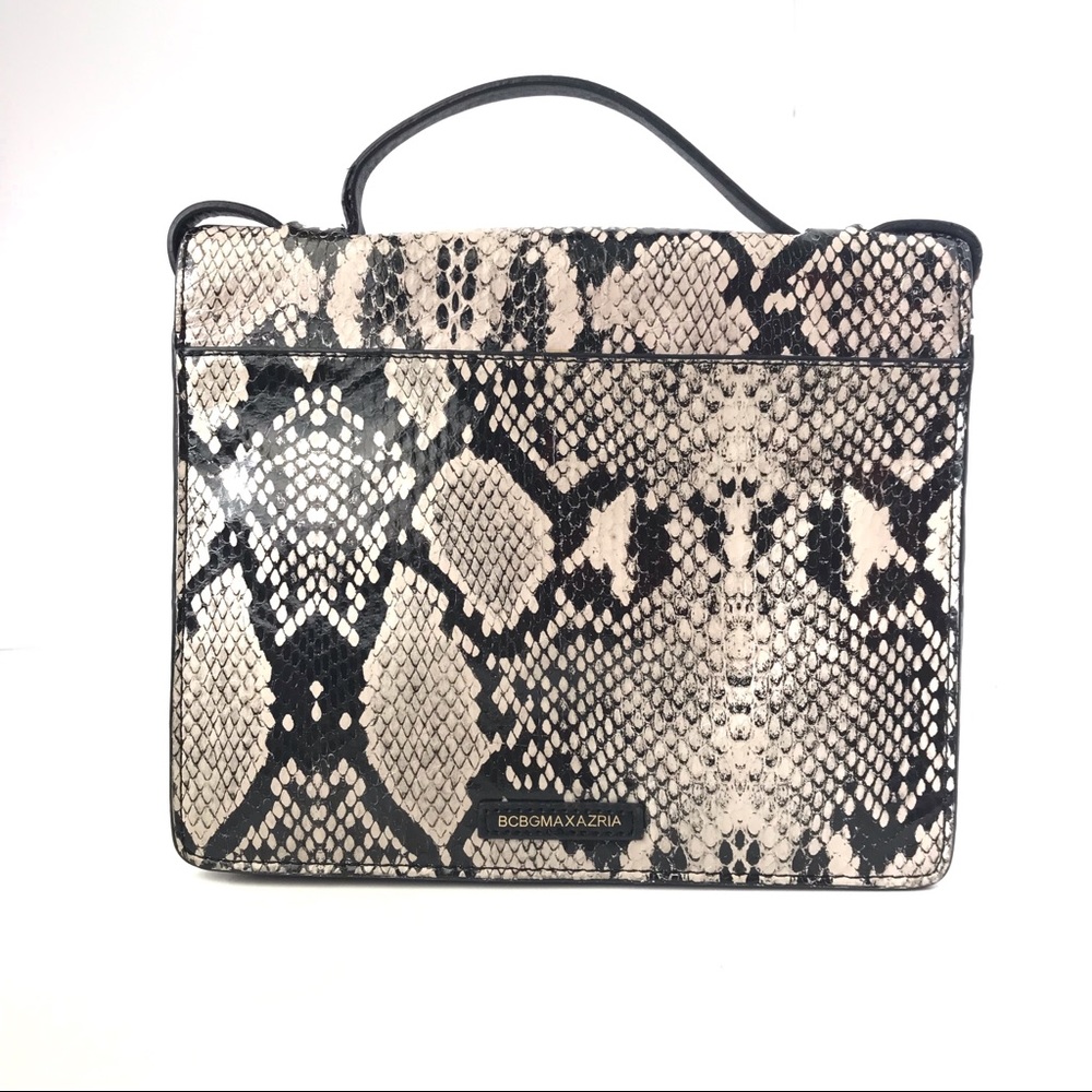BCBG Snakeskin Handbag Purse & Clutch